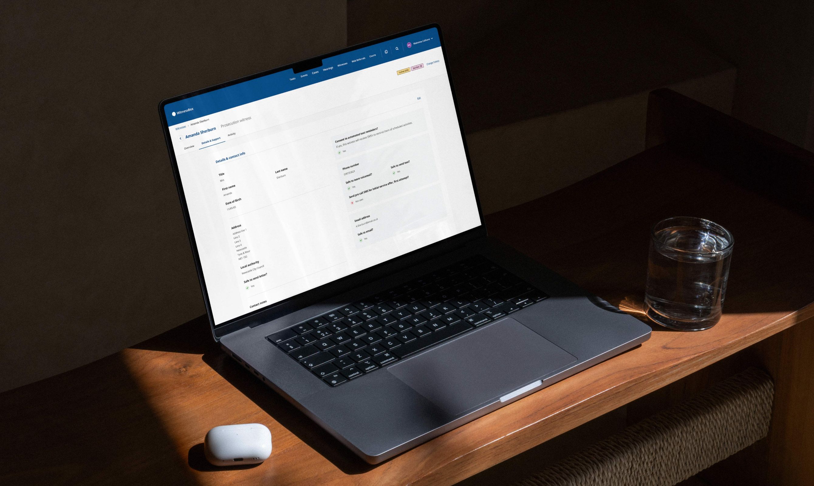 WitnessBox, the case management platform Komodo built and maintains