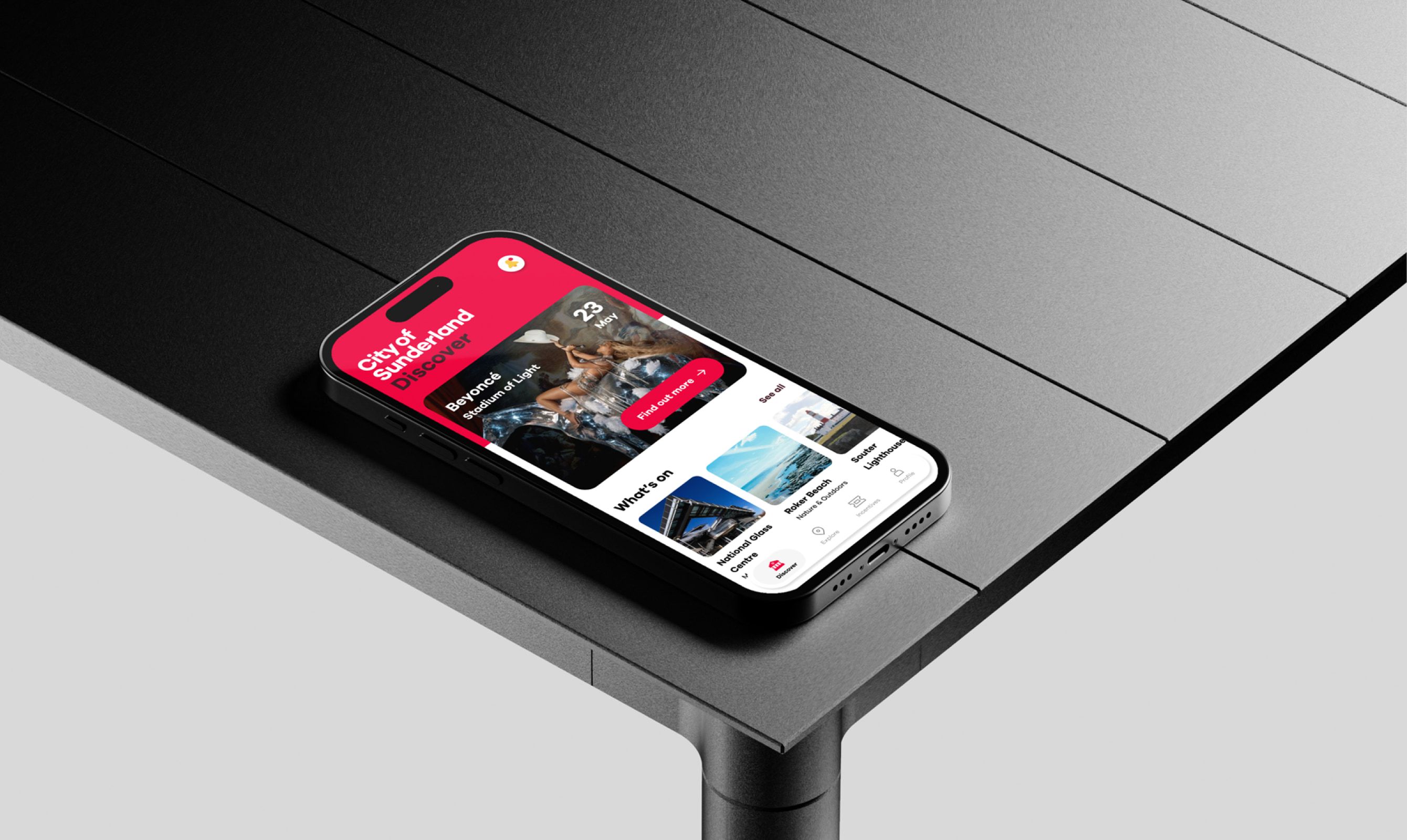 The City of Sunderland smart app by Komodo